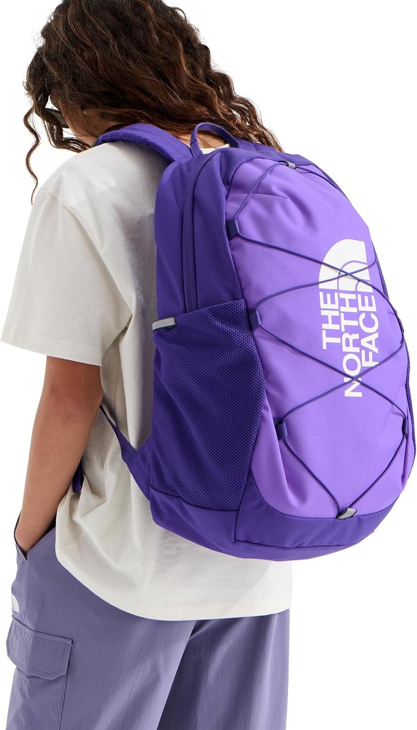 image:imageThe North Face Kids Court Jester Backpack WaterRepellent Travel Bag Spacious Main Compartment for TweensYoung Teens Cumulus CloudStone SlabDimmed Algae One SizeElevation PurplePeak PurpleTnf White