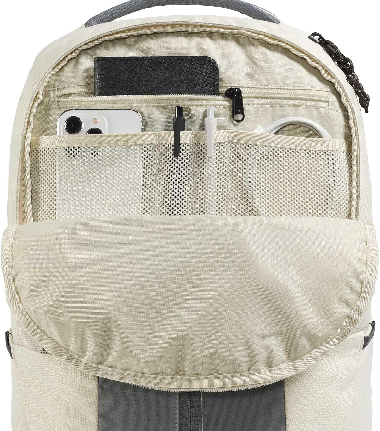 image:imageThe North Face Lichen Daypack Everyday Commuter Backpack Laptop Sleeve Water Bottle Pockets Center Front Pouch Pacific TealTNF Black One SizeDesert StoneSmoked PearlNew Taupe Green