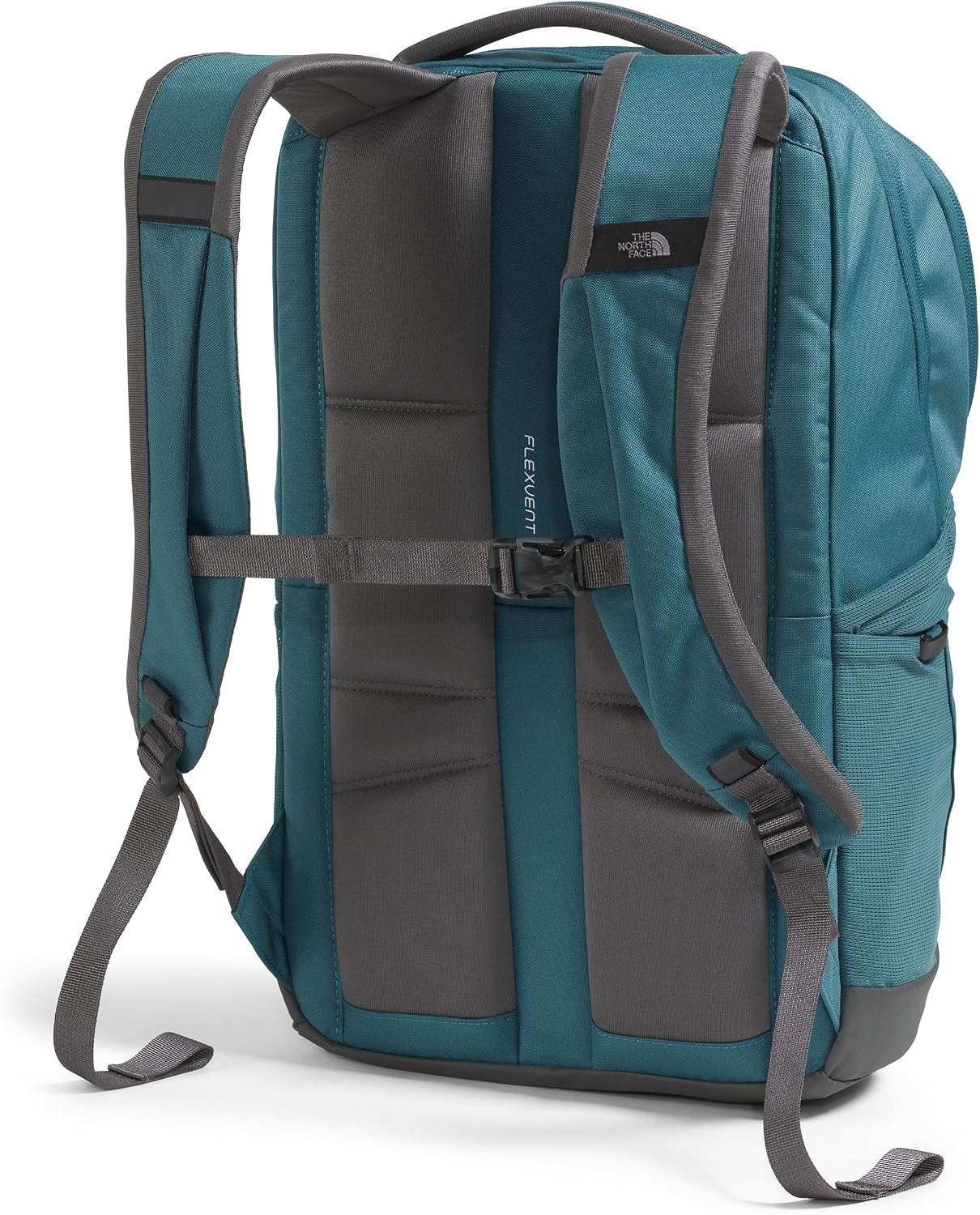image:imageThe North Face Lichen Daypack Everyday Commuter Backpack Laptop Sleeve Water Bottle Pockets Center Front Pouch Pacific TealTNF Black One SizeSpaceAnthracite Grey