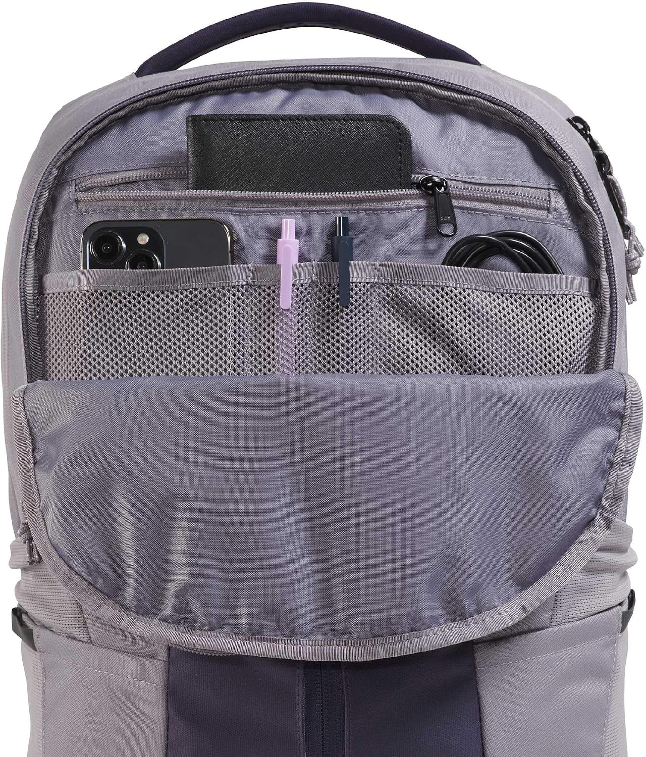 image:imageThe North Face Lichen Daypack Everyday Commuter Backpack Laptop Sleeve Water Bottle Pockets Center Front Pouch Pacific TealTNF Black One SizeTranscendent GreyEndless Dusk