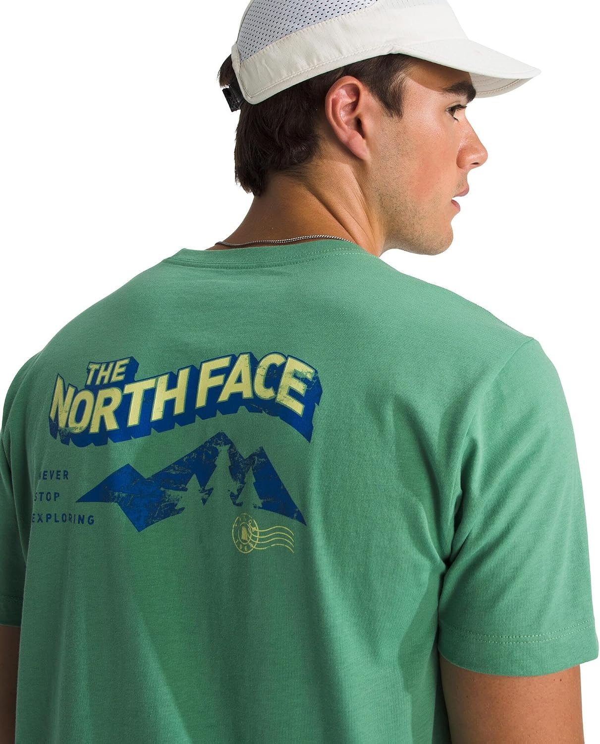 image:imageThe North Face Mens Explore Postcard Regular ShortSleeveDimmed Algae