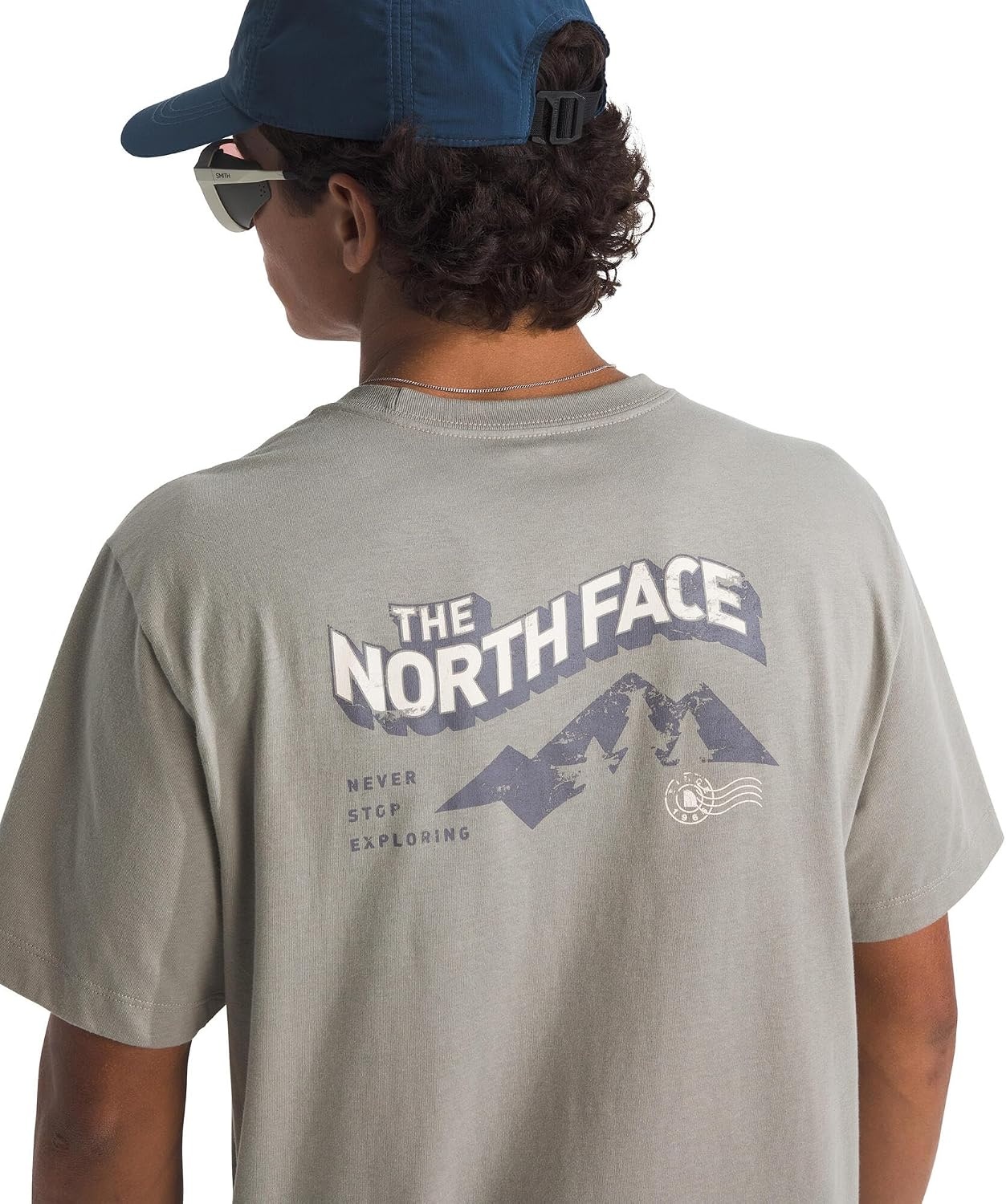 image:imageThe North Face Mens Explore Postcard Regular ShortSleeveStone Slab