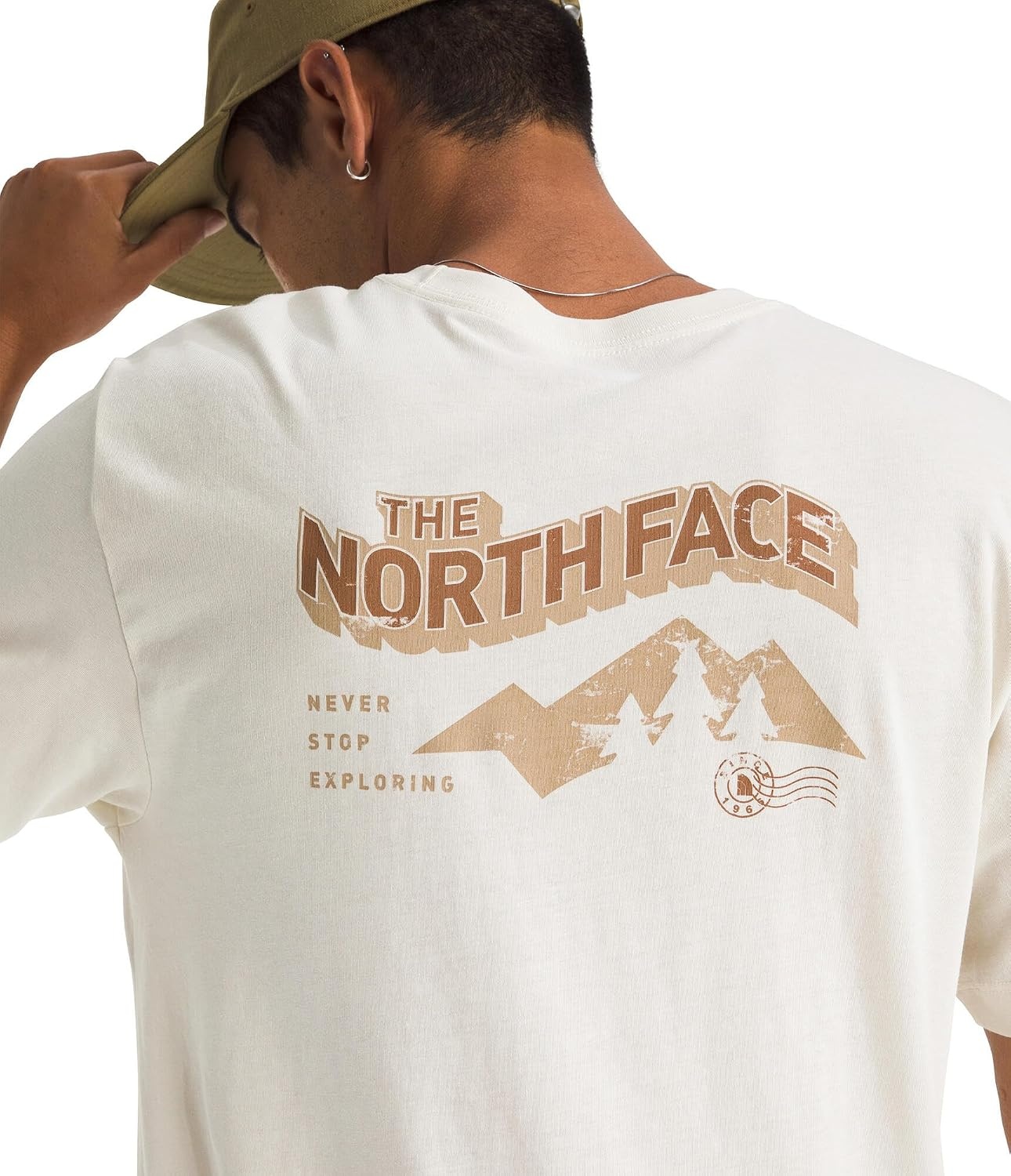 image:imageThe North Face Mens Explore Postcard Regular ShortSleeveWhite Dune