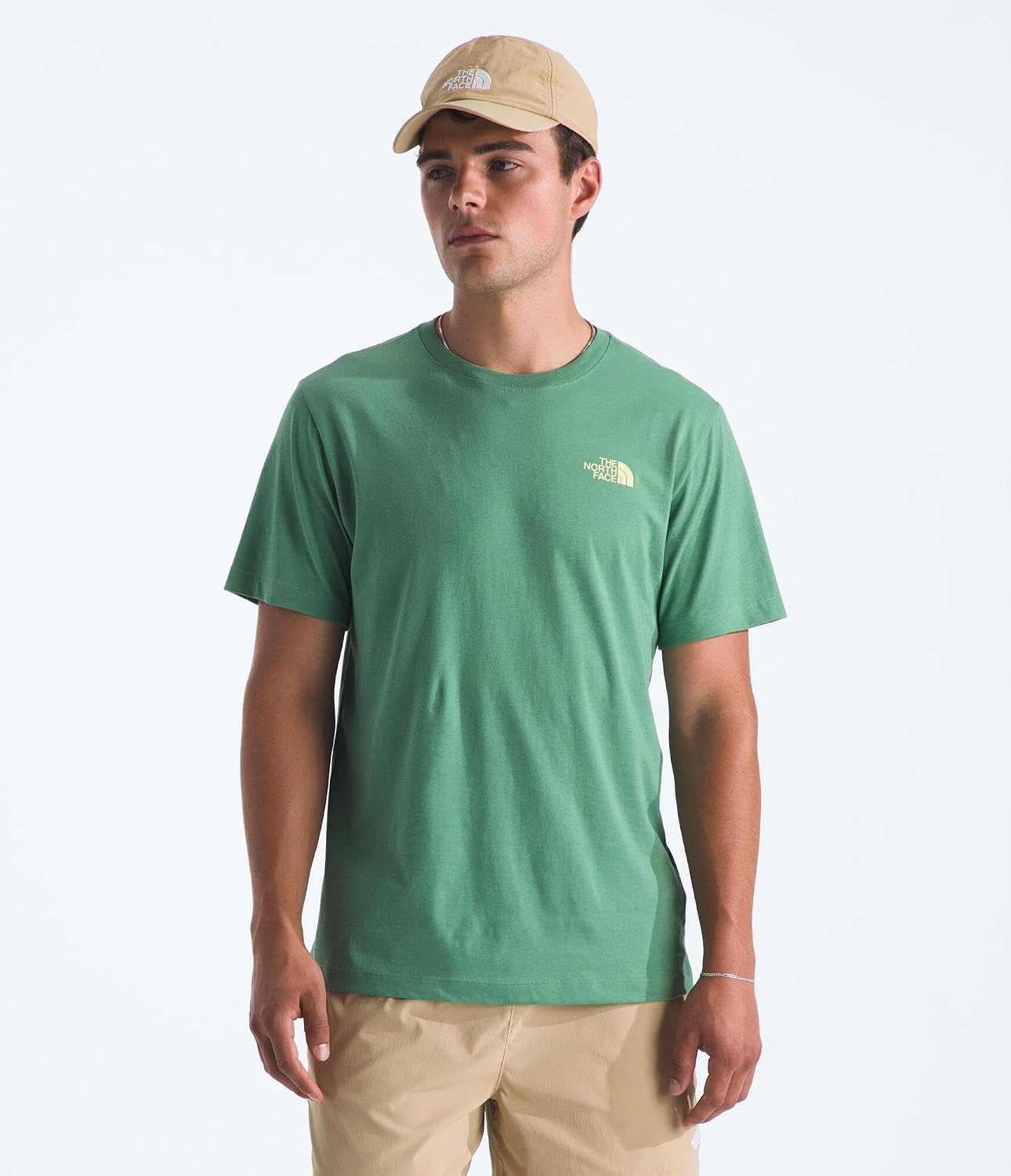 image:imageThe North Face Mens Seasonal Graphic ShortSleeveDimmed Algae Ideal Day