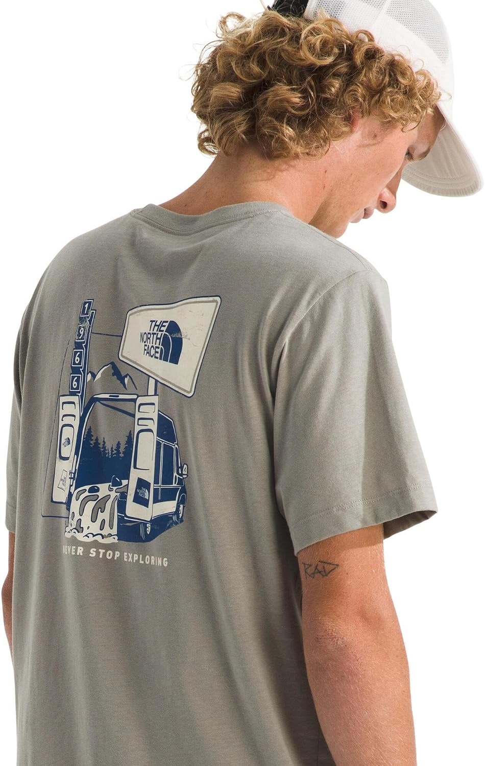 image:imageThe North Face Mens Seasonal Graphic ShortSleeveStone Slab Ideal Day