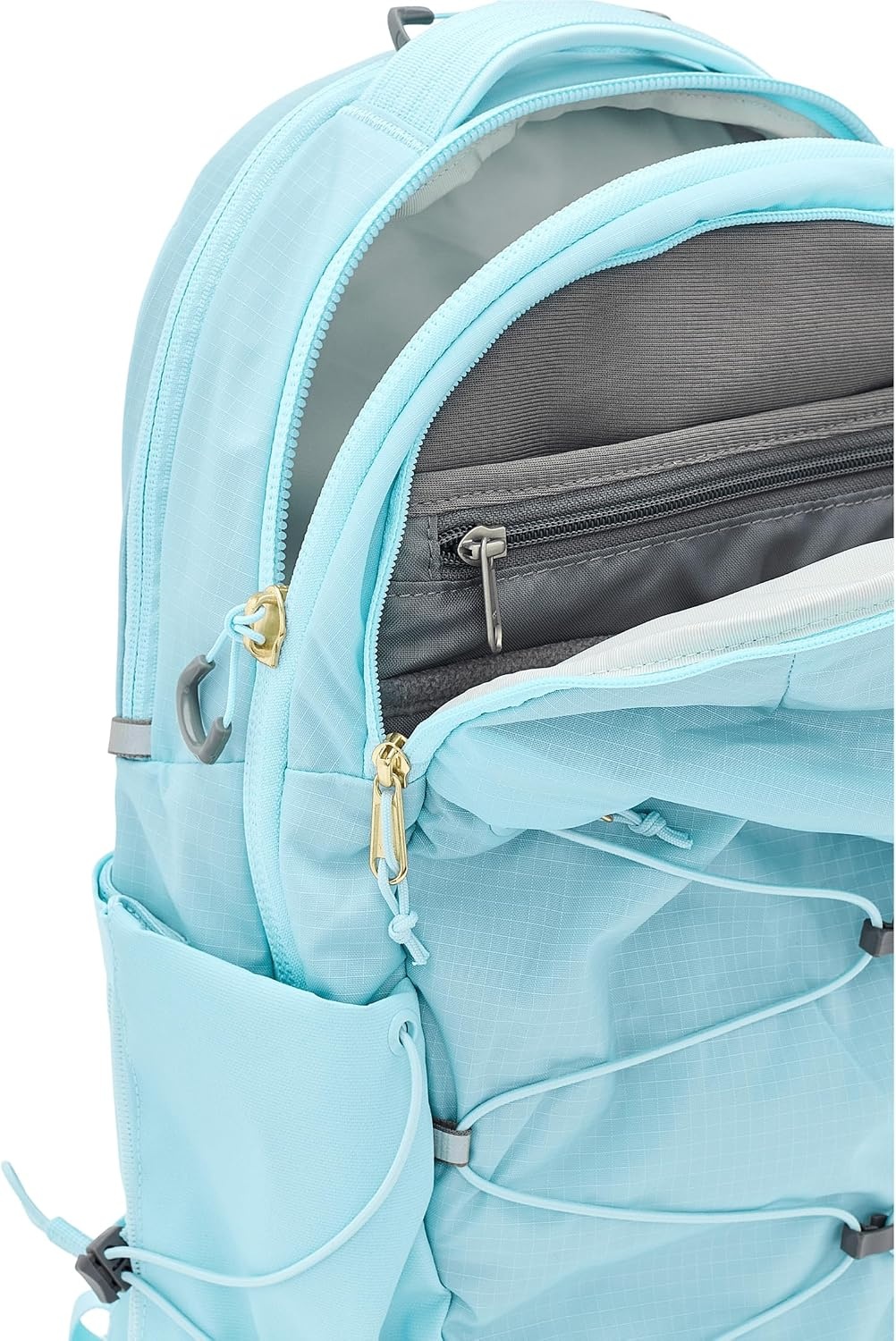 image:imageThe North Face Vault Everyday Laptop Backpack Commuter Travel Bag WaterRepellent Finish Spacious Compartment Pacific TealTNF Black One SizeGlacierGold Metallic