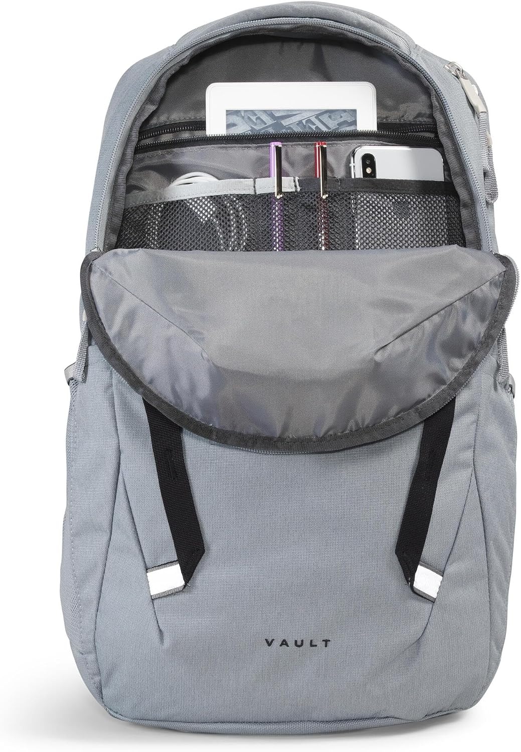 image:imageThe North Face Vault Everyday Laptop Backpack Commuter Travel Bag WaterRepellent Finish Spacious Compartment Pacific TealTNF Black One SizeMid Grey Dark HeatherTnf Blacknpf