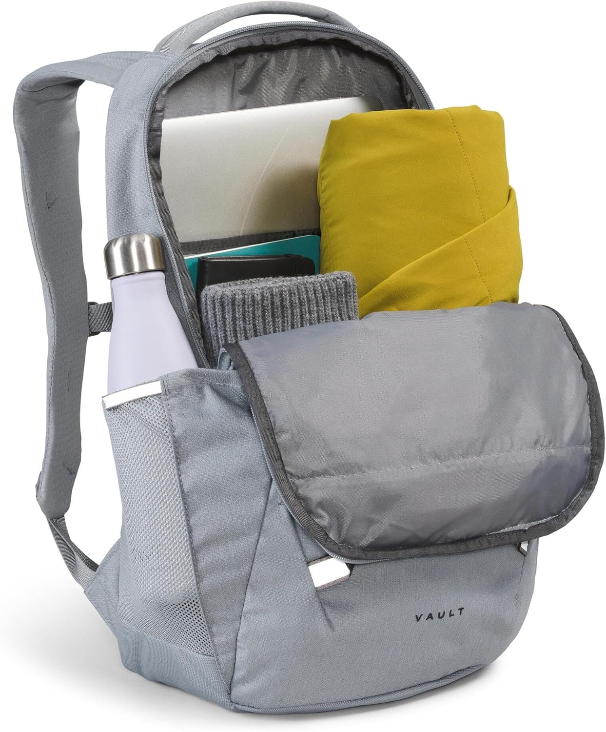 image:imageThe North Face Vault Everyday Laptop Backpack Commuter Travel Bag WaterRepellent Finish Spacious Compartment Pacific TealTNF Black One SizeMid Grey Dark HeatherTnf Blacknpf