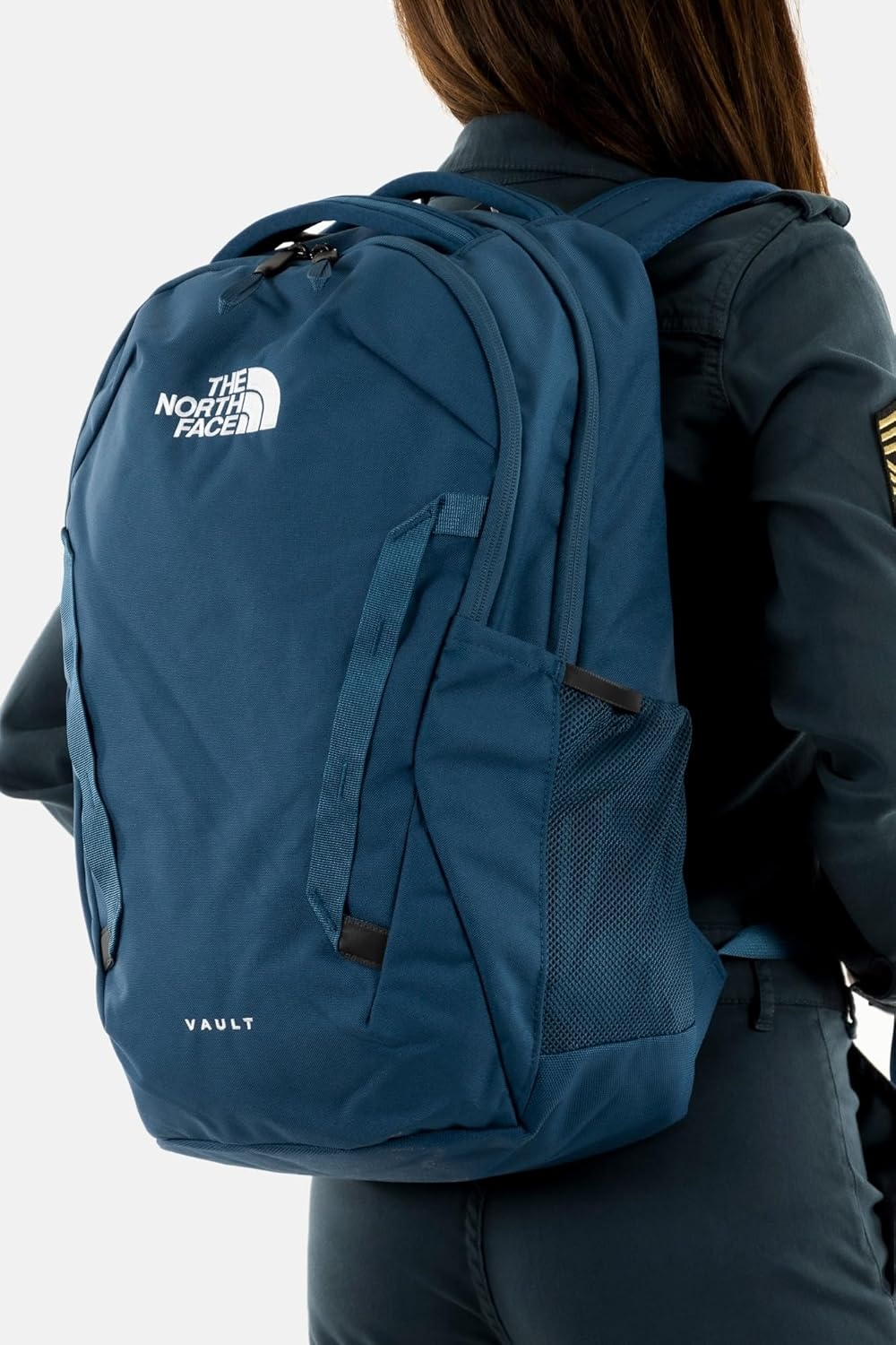 image:imageThe North Face Vault Everyday Laptop Backpack Commuter Travel Bag WaterRepellent Finish Spacious Compartment Pacific TealTNF Black One SizeShady BlueTnf Whitenpf