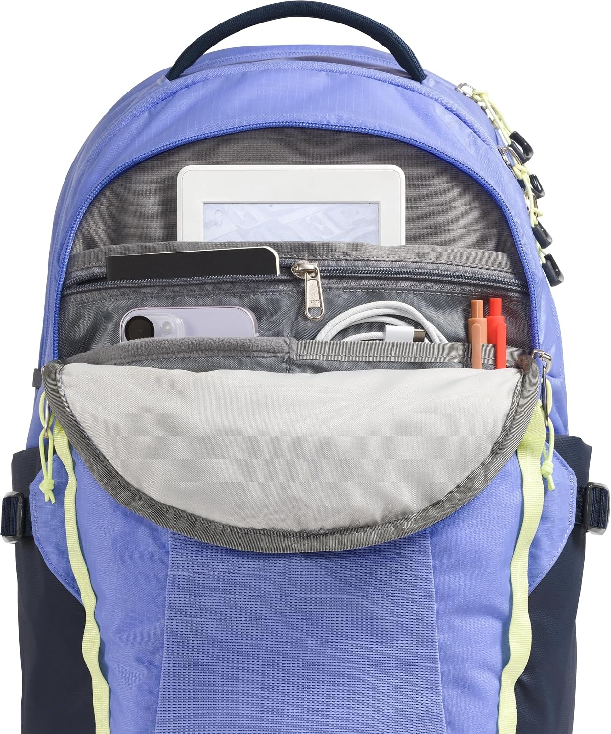 image:imageThe North Face Womens Recon Everyday Laptop Backpack Commuter Travel Bag 18 Laptop Sleeve WaterRepellent Pale Plum Light HeatherPale Plum One SizePeriwinkle GlowSummit NavyLemon Mist