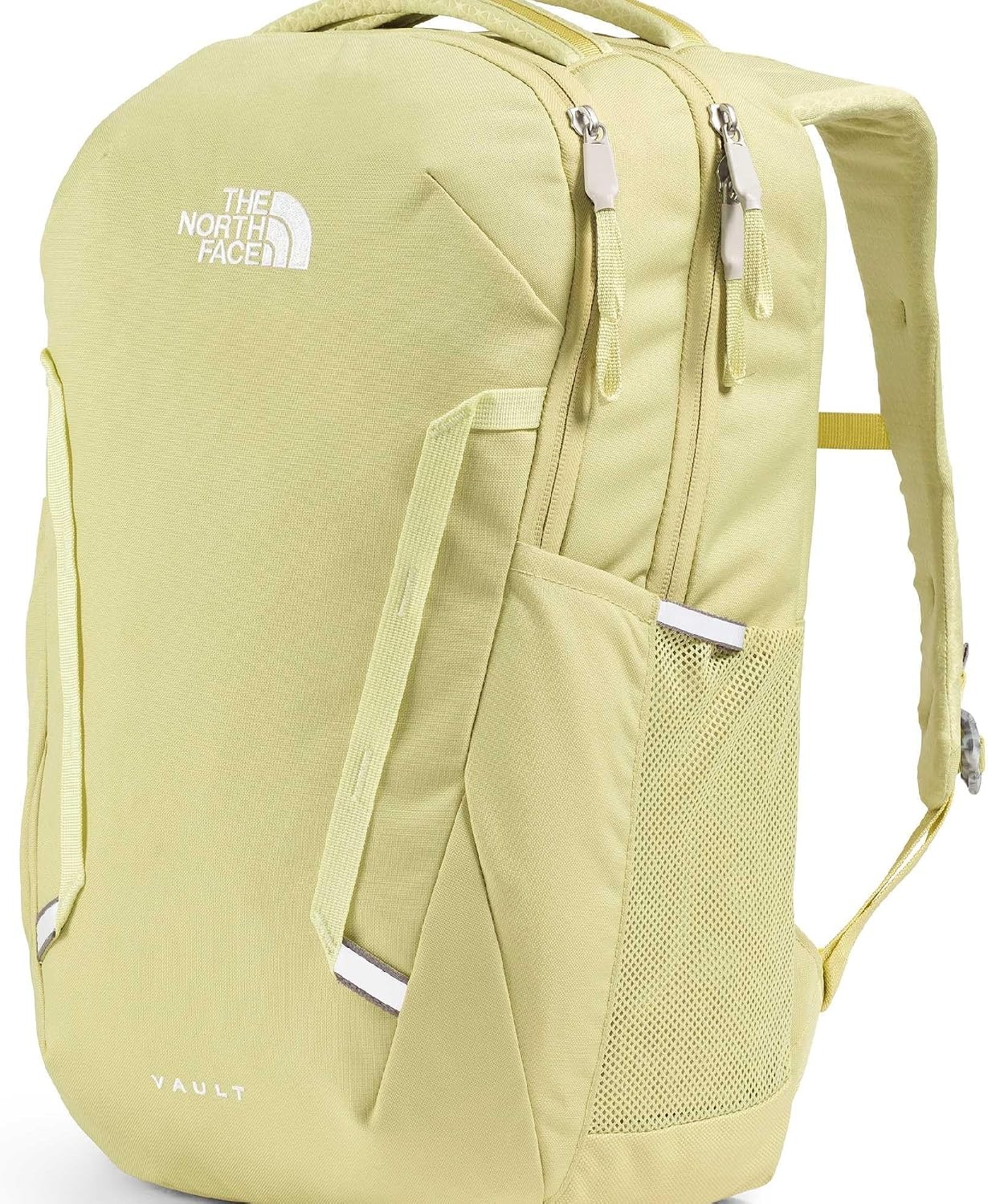image:imageThe North Face Womens Vault Everyday Laptop Backpack Commuter Travel Bag WaterRepellent Spacious Main Compartment Metal Pink One SizePearLemon Mist