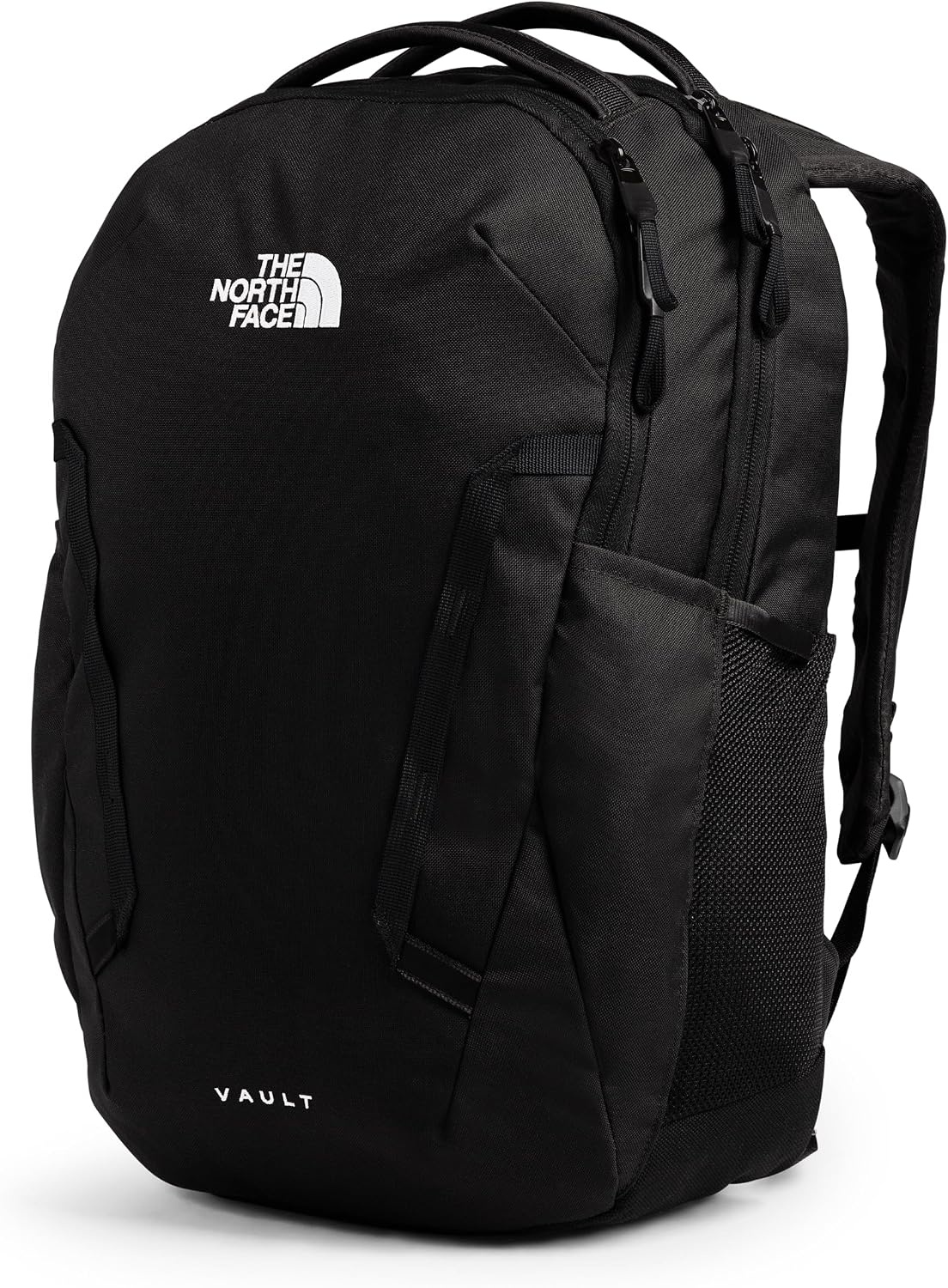 image:imageThe North Face Womens Vault Everyday Laptop Backpack Commuter Travel Bag WaterRepellent Spacious Main Compartment Metal Pink One SizeTnf Blacknpf