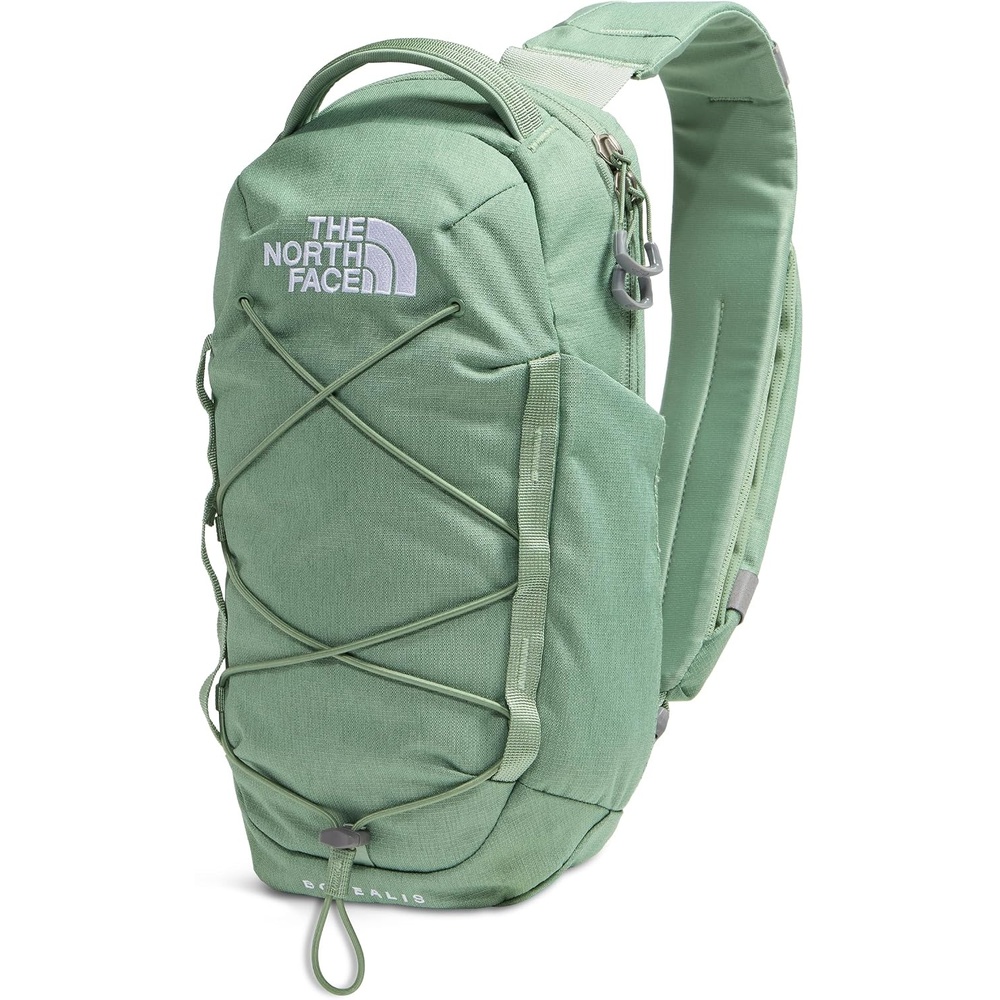image:imageTHE NORTH FACE Borealis SIing Bag Crossbody Adjustable Strap Water Repellent Finish Multiple Compartments Tablet SleeveSlate Moss Dark HeatherSlate Moss
