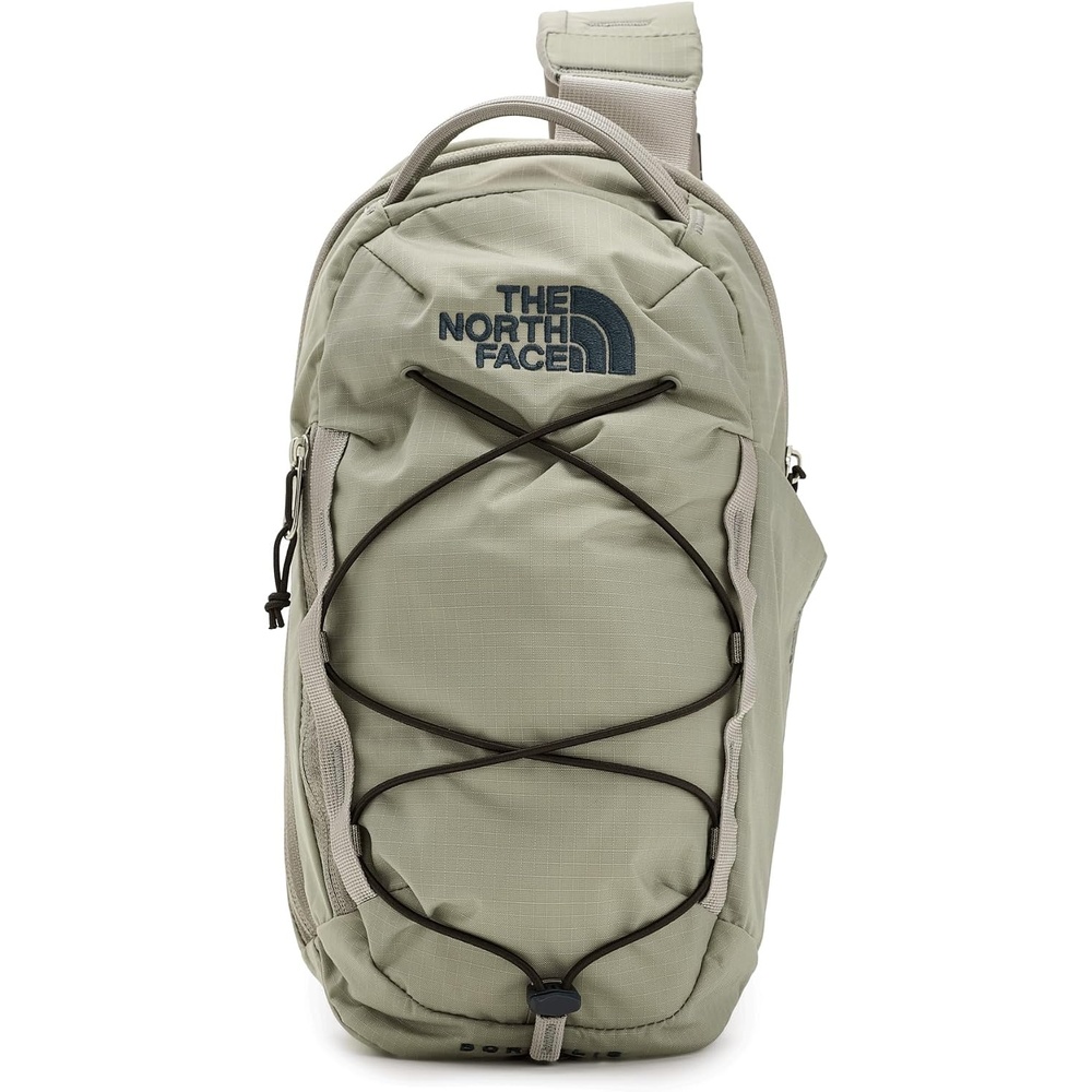 image:imageTHE NORTH FACE Borealis SIing Bag Crossbody Adjustable Strap Water Repellent Finish Multiple Compartments Tablet SleeveStone SlabDark ChestnutAsphalt Grey