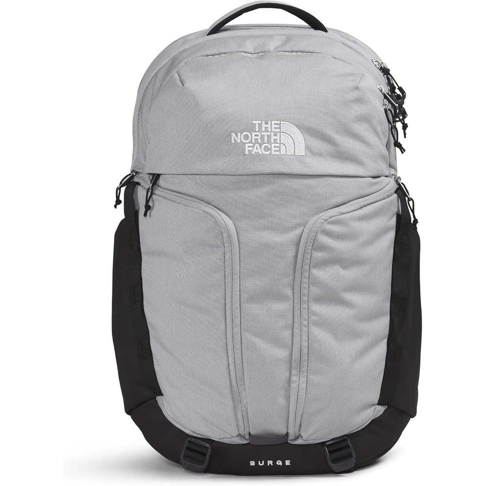 image:imageTHE NORTH FACE Surge Commuter Laptop Backpack Daypack With Water Repellent Finish 16 Laptop Sleeve Reflective DetailsMeld Grey Dark HeatherTnf Black