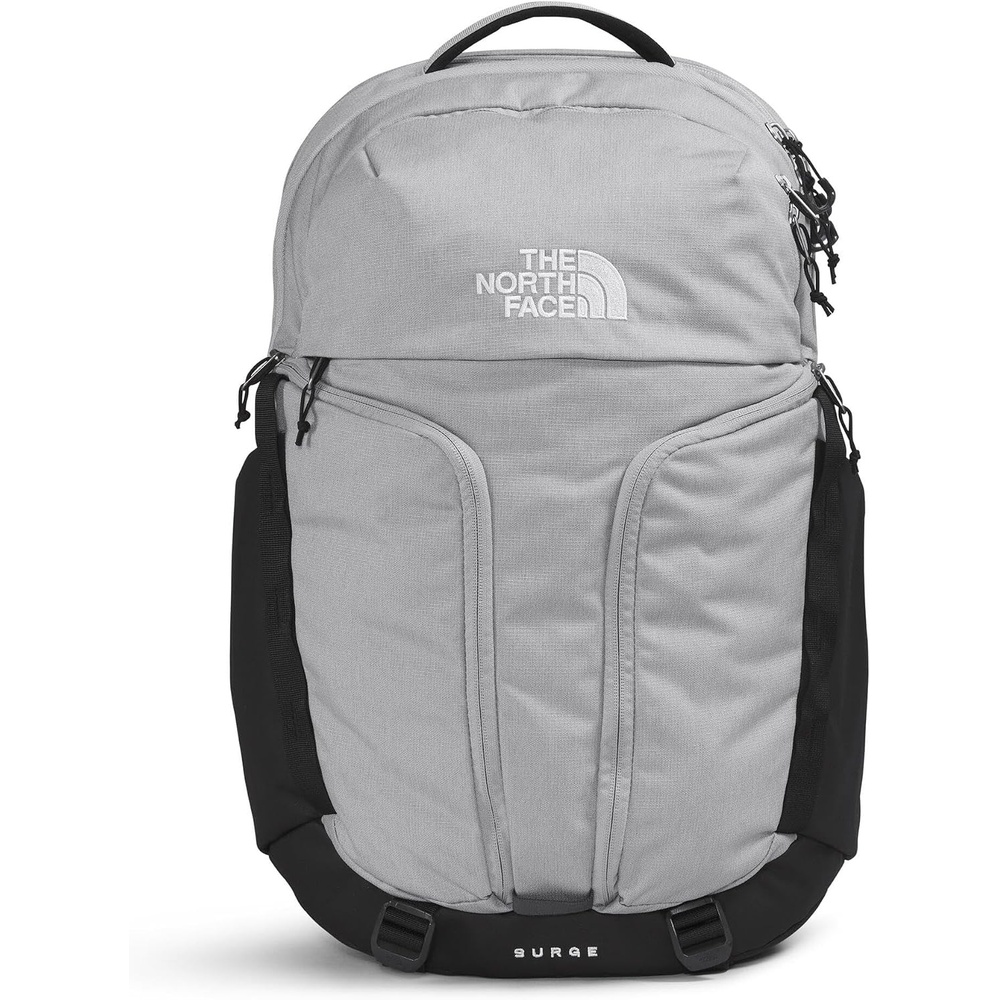 image:imageTHE NORTH FACE Surge Commuter Laptop Backpack Daypack With Water Repellent Finish 16 Laptop Sleeve Reflective DetailsMeld Grey Dark HeatherTnf Blacknpf