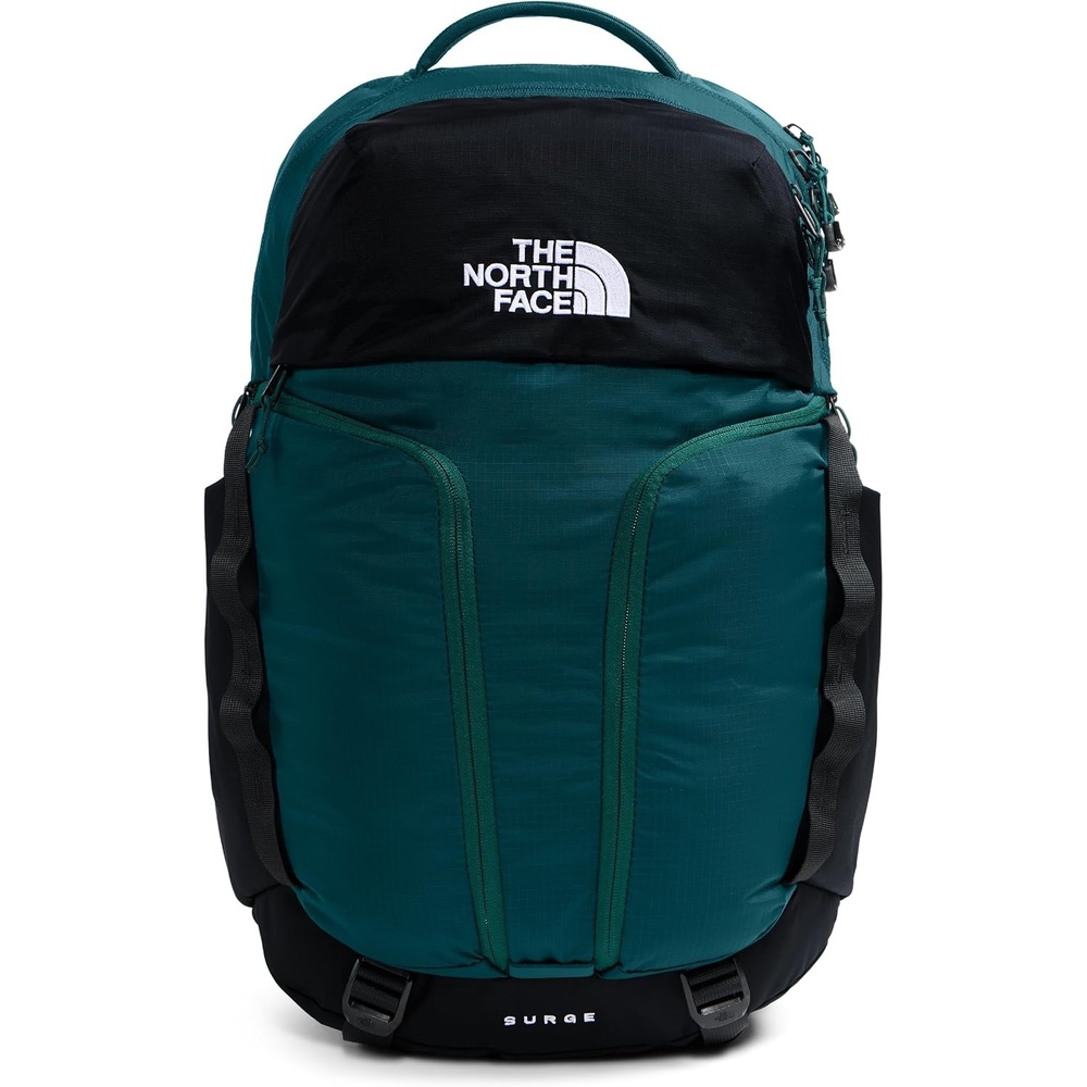image:imageTHE NORTH FACE Surge Commuter Laptop Backpack Daypack With Water Repellent Finish 16 Laptop Sleeve Reflective DetailsPacific TealTnf Black