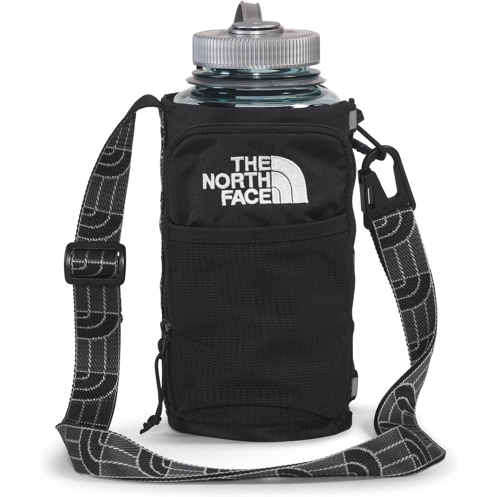 image:imageThe North Face Borealis Water Bottle Holder Adjustable Strap WaterRepellent Finish External Pocket with Key Hook Pale Plum Light HeatherPale Plum One SizeTnf BlackTnf Black