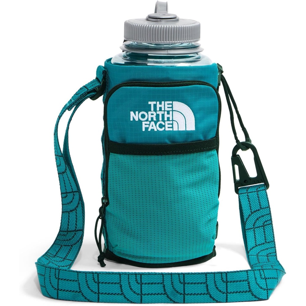 image:imageThe North Face Borealis Water Bottle Holder Adjustable Strap WaterRepellent Finish External Pocket with Key Hook Pale Plum Light HeatherPale Plum One SizeRestorative TealTNF Black