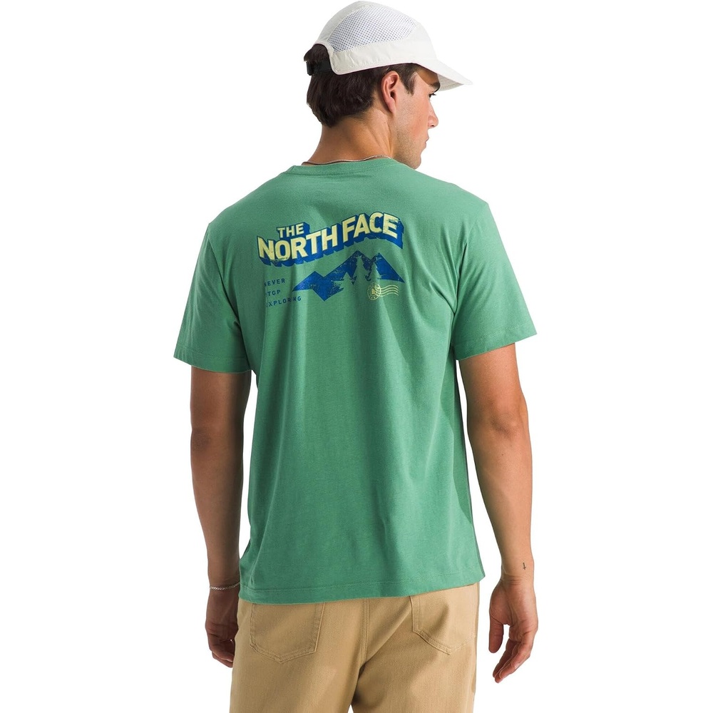 image:imageThe North Face Mens Explore Postcard Regular ShortSleeveDimmed Algae