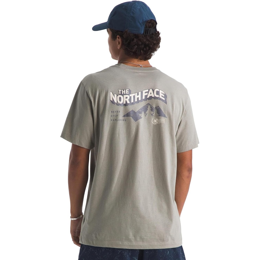 image:imageThe North Face Mens Explore Postcard Regular ShortSleeveStone Slab