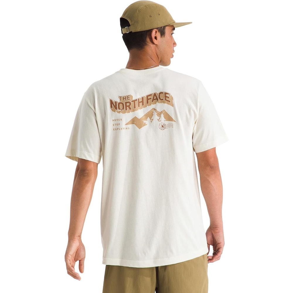 image:imageThe North Face Mens Explore Postcard Regular ShortSleeveWhite Dune