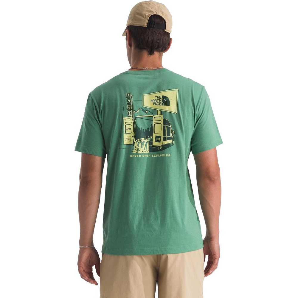 image:imageThe North Face Mens Seasonal Graphic ShortSleeveDimmed Algae Ideal Day