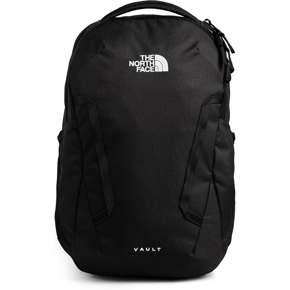 image:imageThe North Face Womens Vault Everyday Laptop Backpack  Commuter Travel Bag WaterRepellent Spacious Main Compartment Metal Pink One SizeTnf Blacknpf