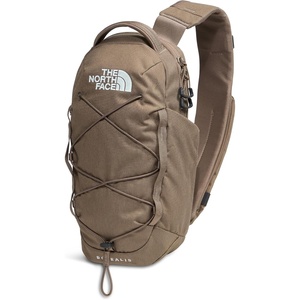 THE NORTH FACE Borealis SIing Bag | Crossbody Adjustable Strap, Water Repellent Finish, Multiple Compartments, Tablet Sleeve(Garnet Dark Heather/Garnet)