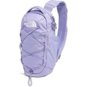 THE NORTH FACE Borealis SIing Bag | Crossbody Adjustable Strap, Water Repellent Finish, Multiple Compartments, Tablet Sleeve(Pale Plum Light Heather/Pale Plum)