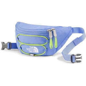 THE NORTH FACE Jester Lumbar Pack | Fanny Pack With Water Repellent Finish, 2.2 Liters, Crossbody Adjustable Strap(Periwinkle Glow/Fizz Lime)