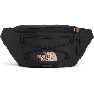 THE NORTH FACE Jester Lumbar Pack | Fanny Pack With Water Repellent Finish, 2.2 Liters, Crossbody Adjustable Strap(TNF Black Heather/Burnt Coral Metallic)