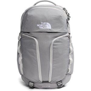 THE NORTH FACE Surge Commuter Laptop Backpack | Daypack With Water Repellent Finish, 16″ Laptop Sleeve, Reflective Details(Stone Slab/Cumulus Cloud)