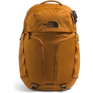 THE NORTH FACE Surge Commuter Laptop Backpack | Daypack With Water Repellent Finish, 16″ Laptop Sleeve, Reflective Details(Timber Tan)