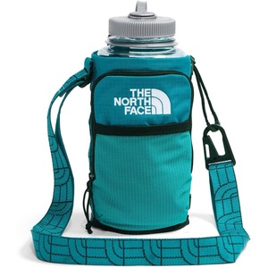 The North Face Borealis Water Bottle Holder – Adjustable Strap, Water-Repellent Finish, External Pocket with Key Hook, Pale Plum Light Heather/Pale Plum, One Size(Restorative Teal/TNF Black)