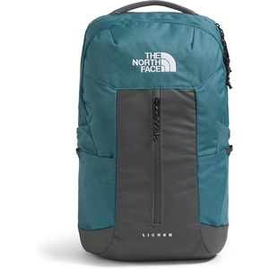 The North Face Lichen Daypack – Everyday Commuter Backpack, Laptop Sleeve, Water Bottle Pockets, Center Front Pouch, Pacific Teal/TNF Black, One Size(Space/Anthracite Grey)