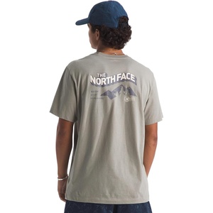 The North Face Men’s Explore Postcard Regular Short-Sleeve(Stone Slab)