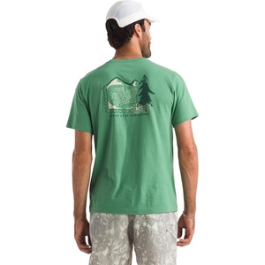 The North Face Mountain Stamps Regular Short Sleeve Tee(Dimmed Algae – Mountain Stamps)
