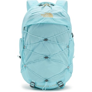 The North Face Vault Everyday Laptop Backpack – Commuter Travel Bag, Water-Repellent Finish, Spacious Compartment, Pacific Teal/TNF Black, One Size(Glacier/Gold Metallic)