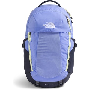 The North Face Women’s Recon Everyday Laptop Backpack – Commuter Travel Bag, 18″ Laptop Sleeve, Water-Repellent, Pale Plum Light Heather/Pale Plum, One Size(Periwinkle Glow/Summit Navy/Lemon Mist)
