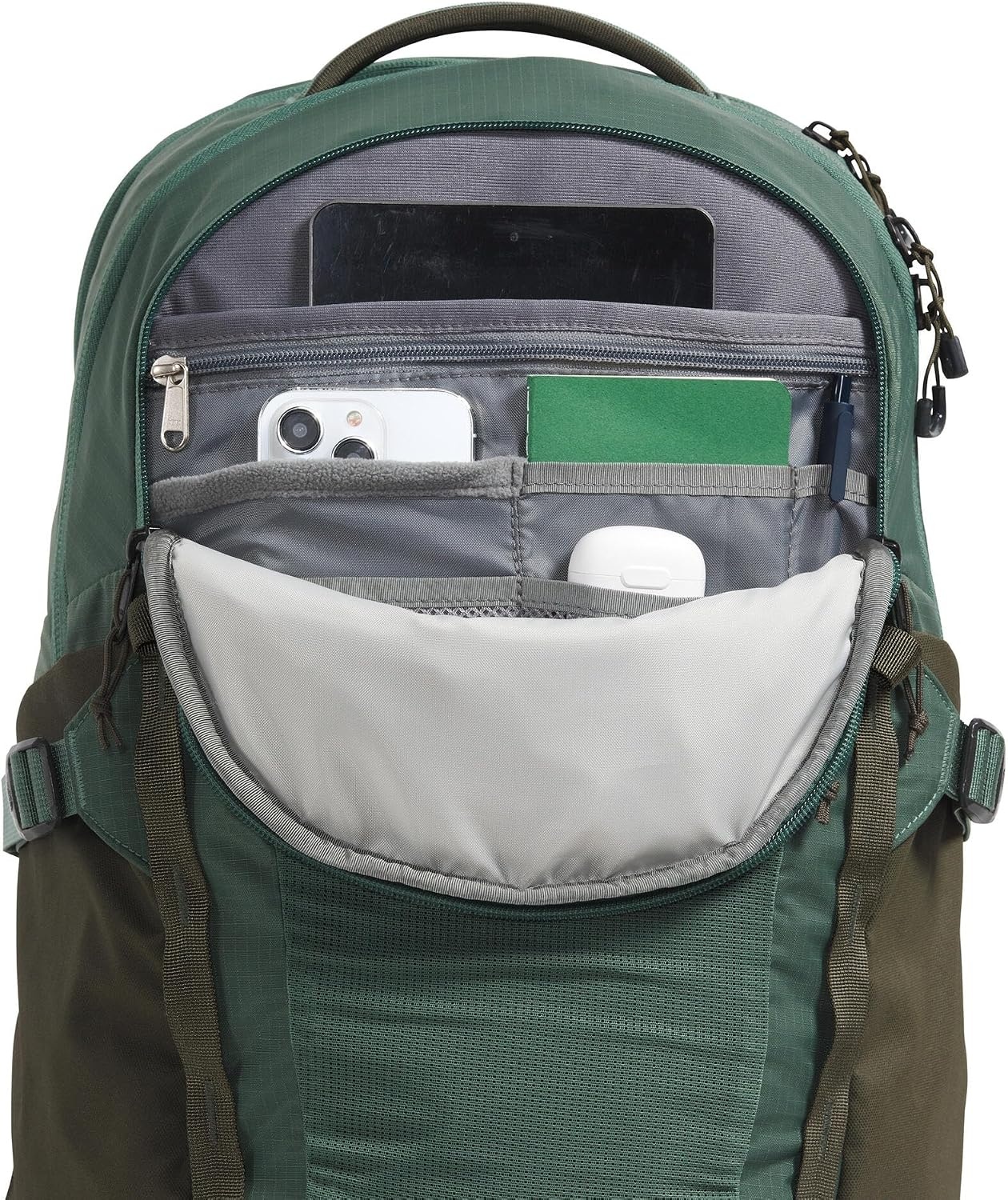 image:imageThe North Face Womens Recon Everyday Laptop Backpack Commuter Travel Bag 18 Laptop Sleeve WaterRepellent Pale Teal One SizeDuck GreenNew Taupe Green