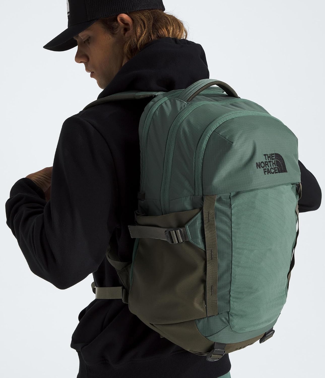 image:imageThe North Face Womens Recon Everyday Laptop Backpack Commuter Travel Bag 18 Laptop Sleeve WaterRepellent Pale Teal One SizeDuck GreenNew Taupe Green